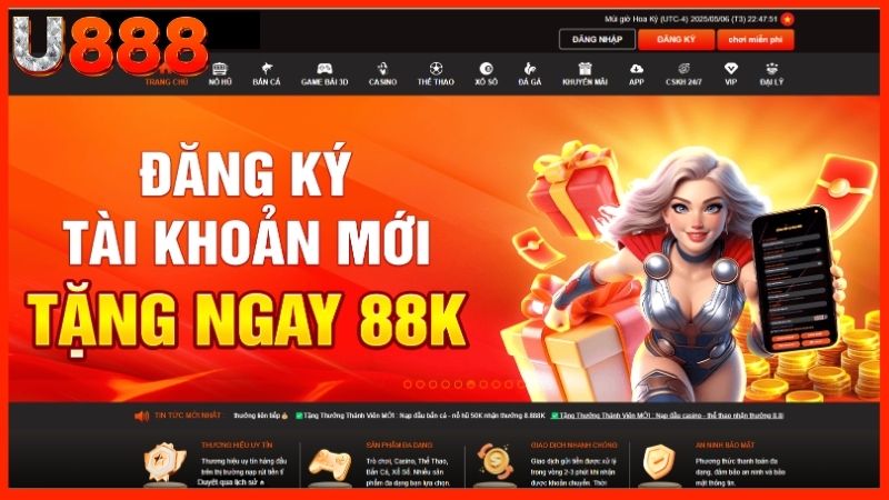 Nhà cái U888 là địa điểm cá cược trực tuyến uy tín