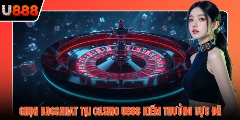 Chọn Baccarat tại Casino U888 kiếm thưởng cực đã