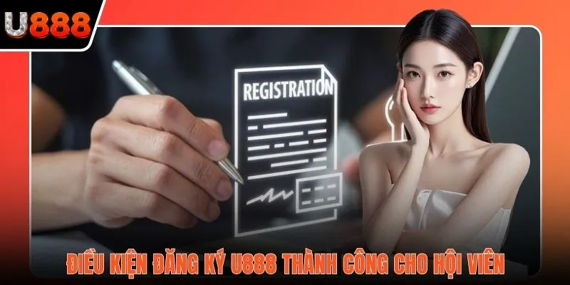 Điều kiện đăng ký U888 thành công cho hội viên