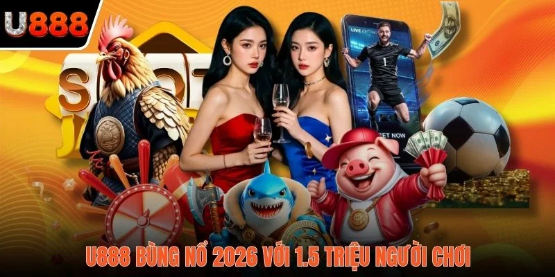 U888 bùng nổ 2026 với 1.5 triệu người chơi